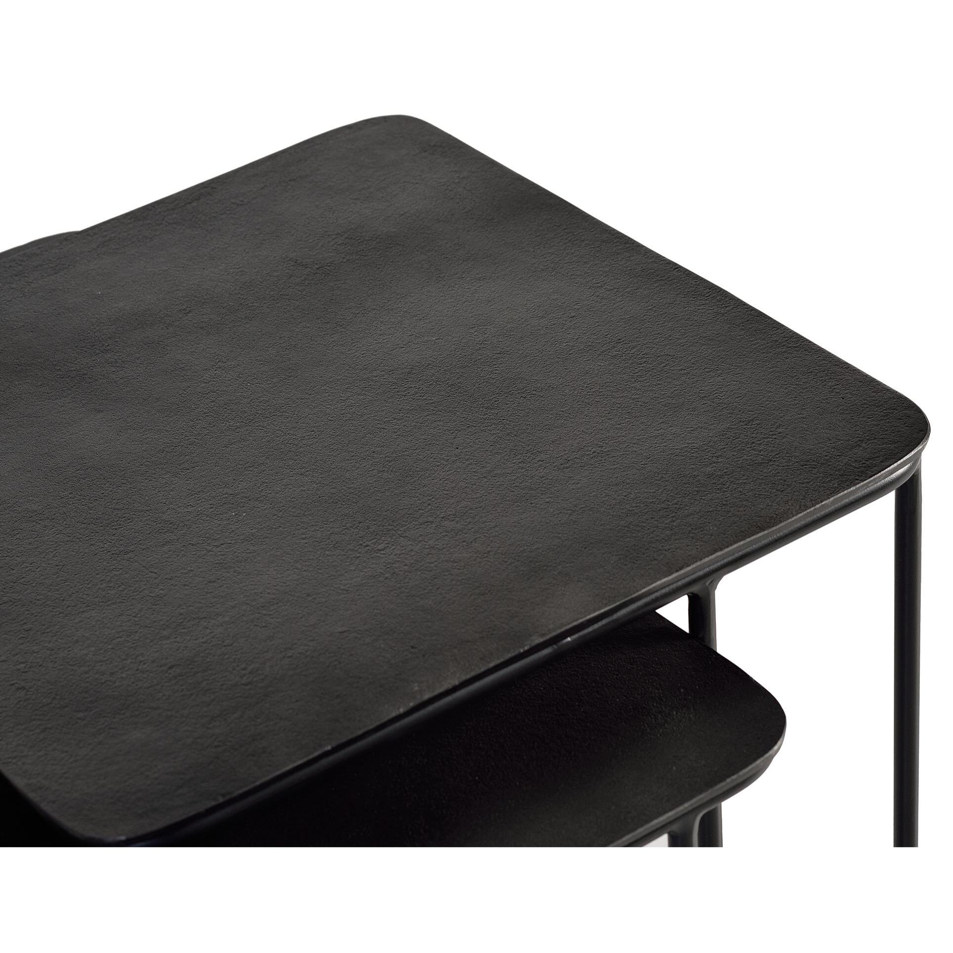Set de 2 mesas - metal