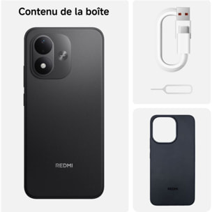 Smartphone XIAOMI Redmi Note 17 5G 128Go Noir