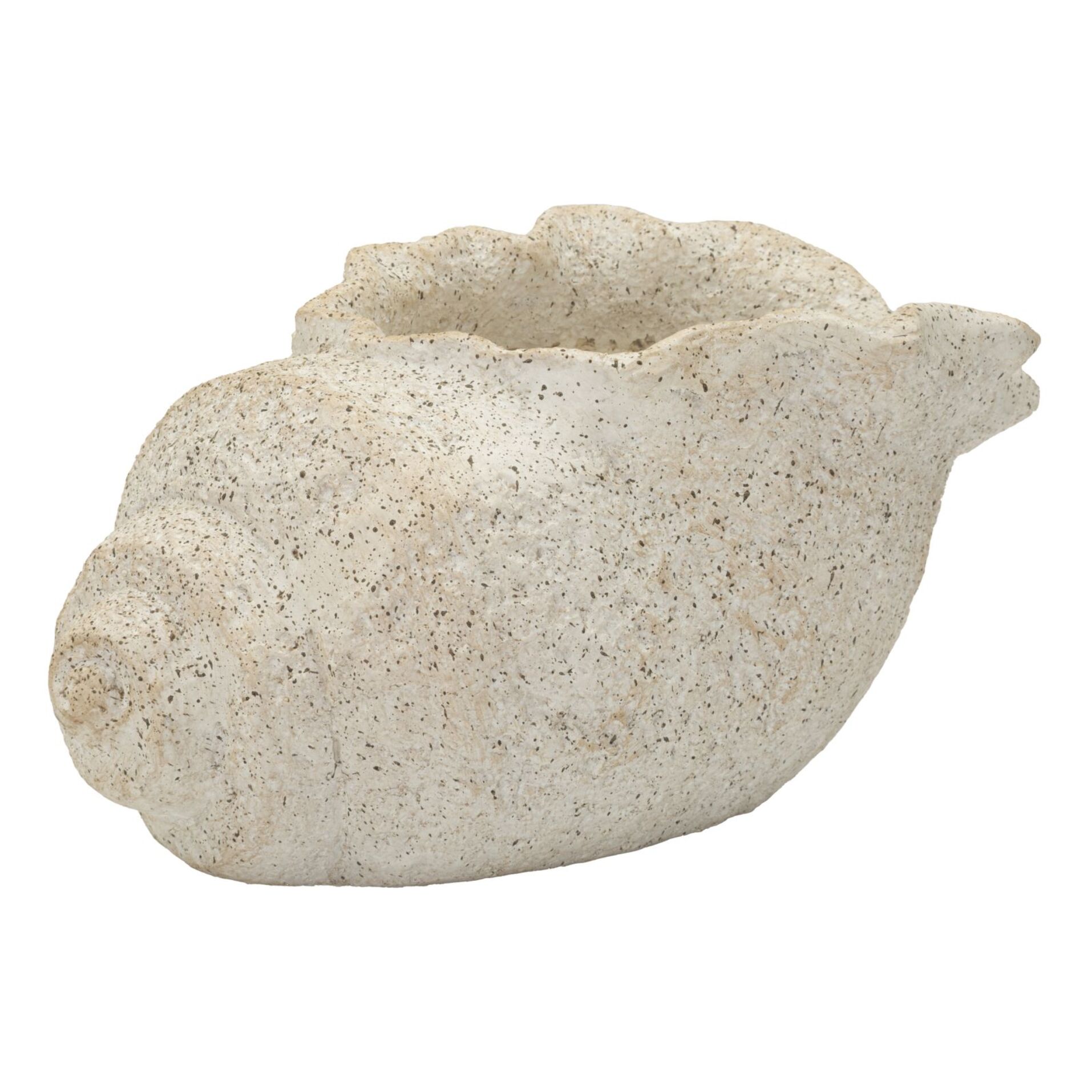 VASO SHELL SAND -B- CM 35X23X18 (APERTURA CM Ø 17X14)