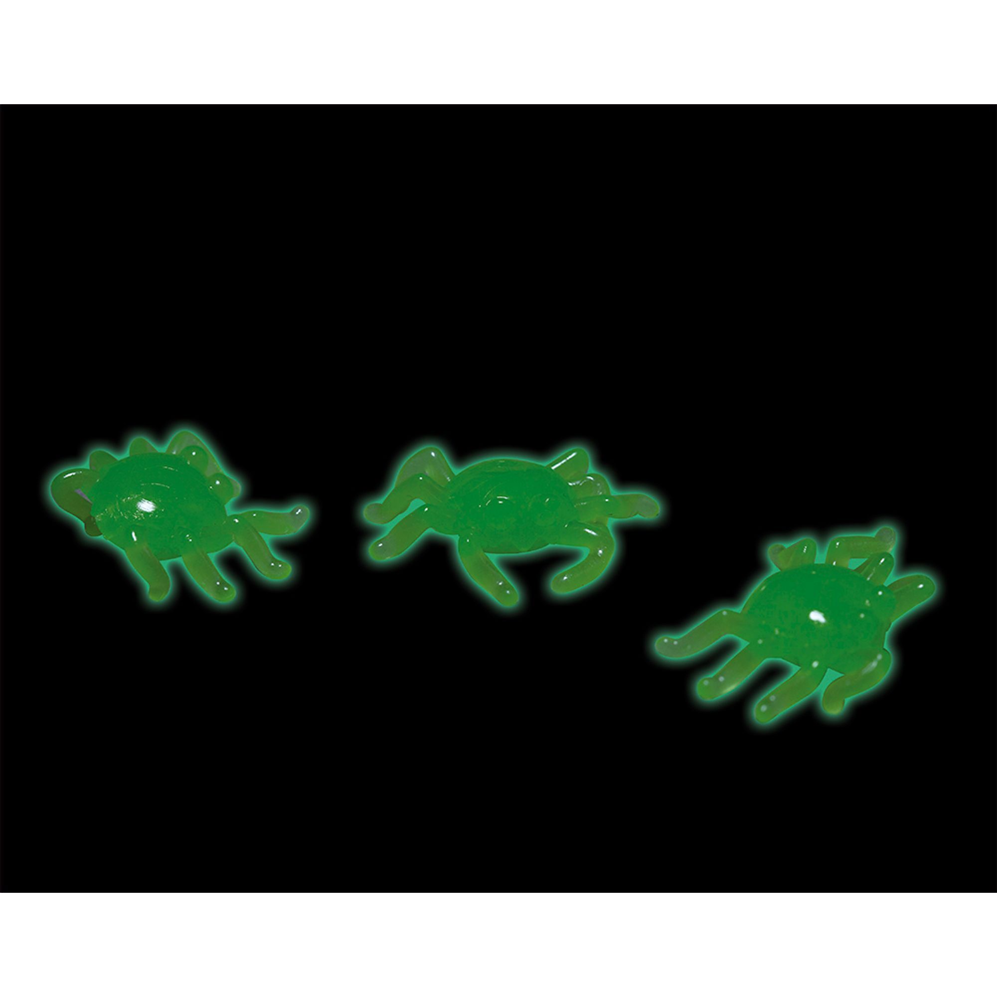 BLISTER 20 ARAÑAS PEGAJOSAS GLOW IN DARK