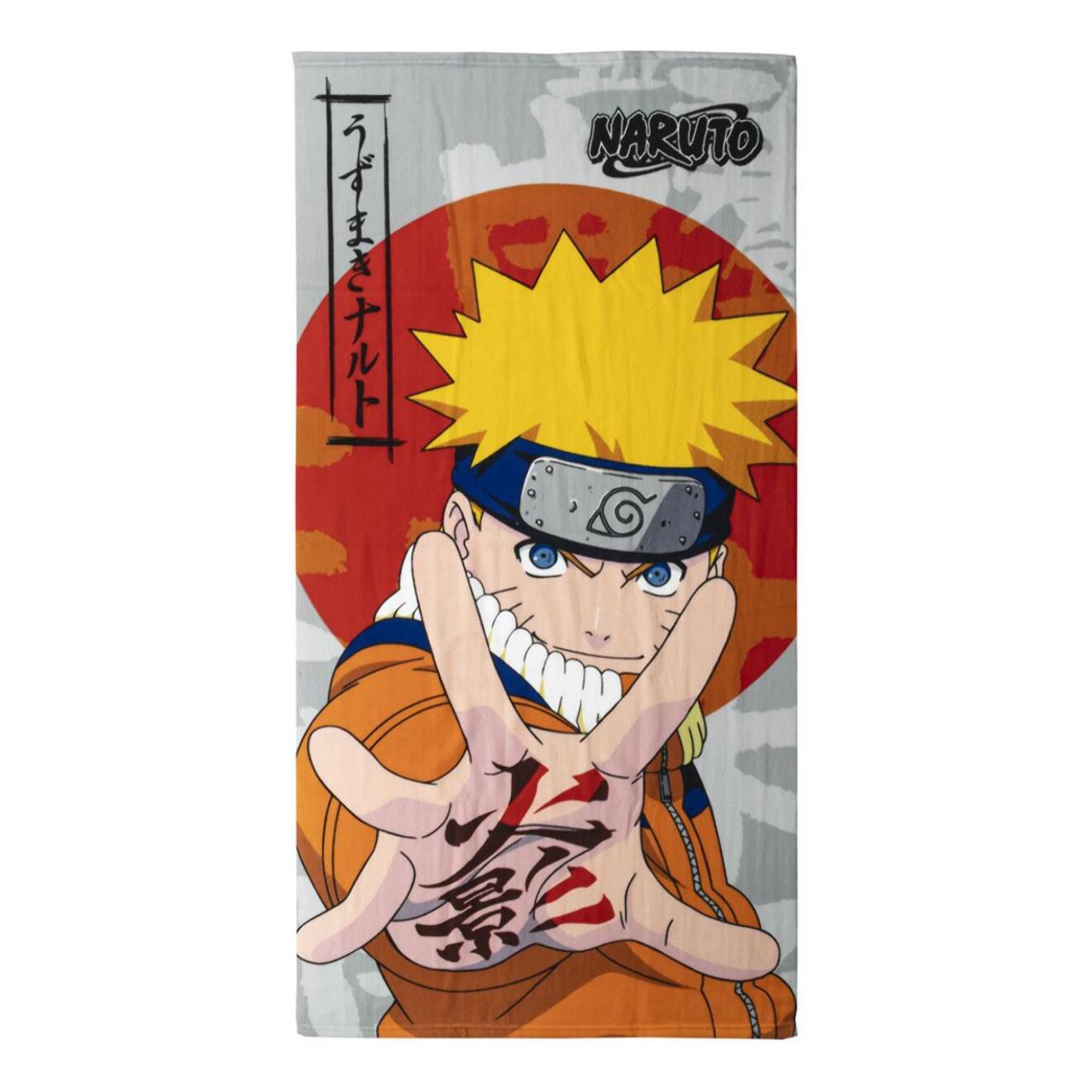 Toalla Infantil de Naruto - 70x140x1 cm - Multicolor