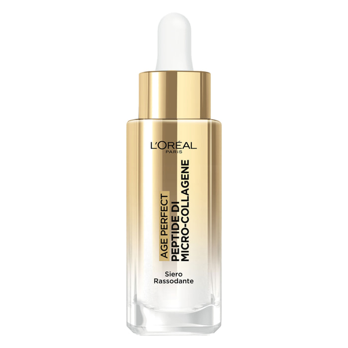 Siero Viso Rassodante Age Perfect Azione Tonificante Istantanea con Peptidi di Collagene e Niacinamide 30ml