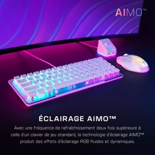 Clavier gamer TURTLE BEACH Vulcan II Mini Blanc Linear FR