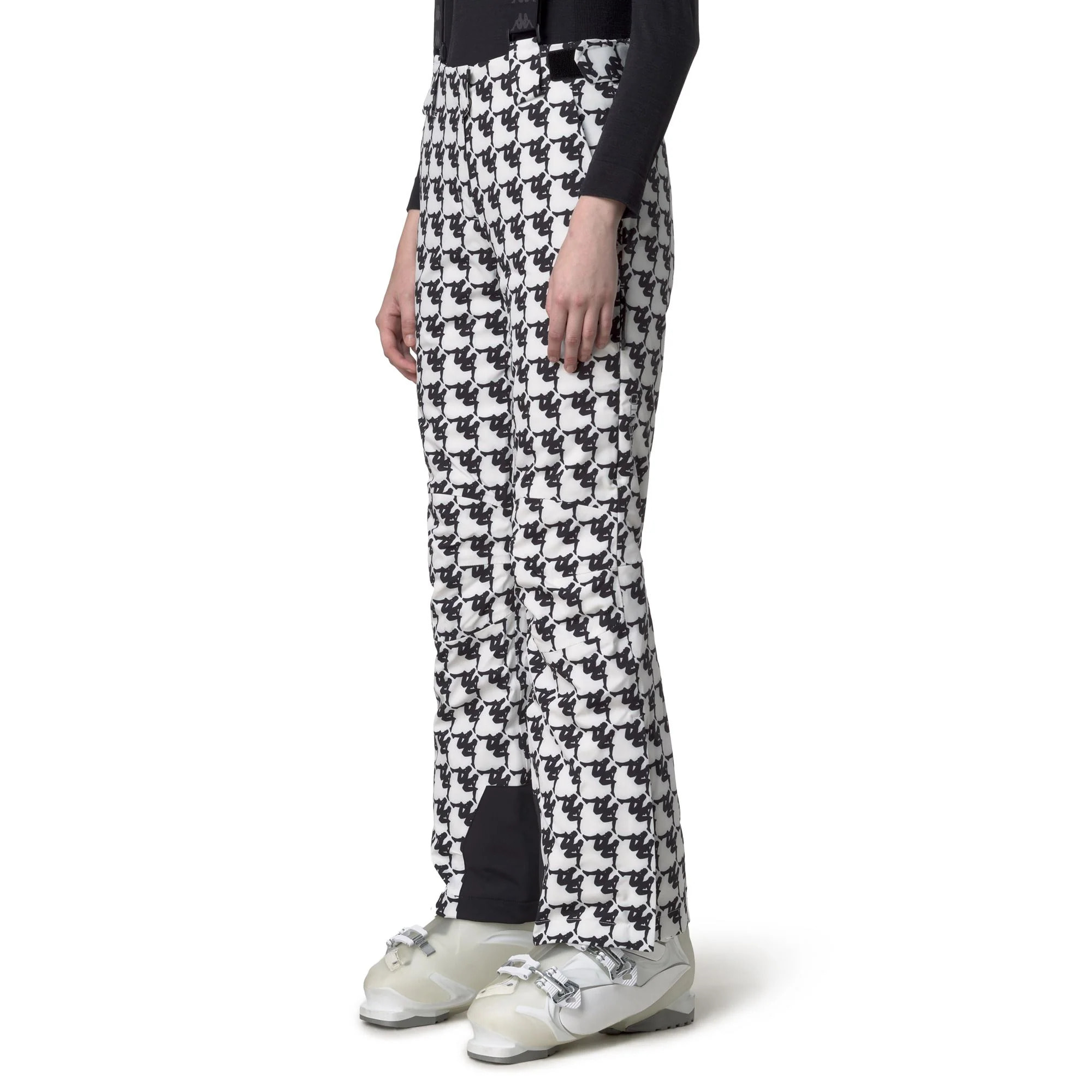 Kappa - Pantaloni Donna Nero - 8Cento 834G