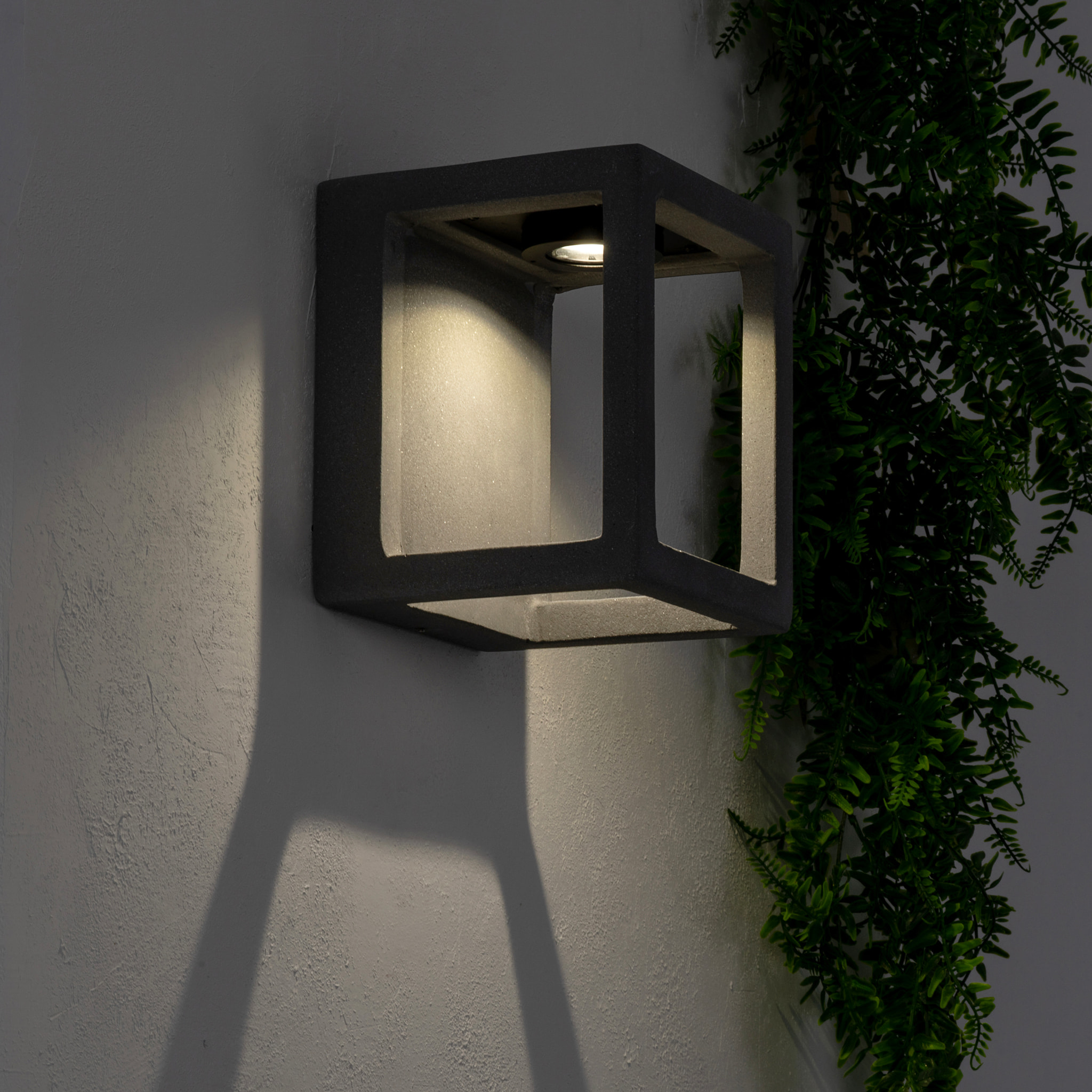 FORLIGHT Aplique Ip65 Box Led 4W 4000K Cemento 208Lm