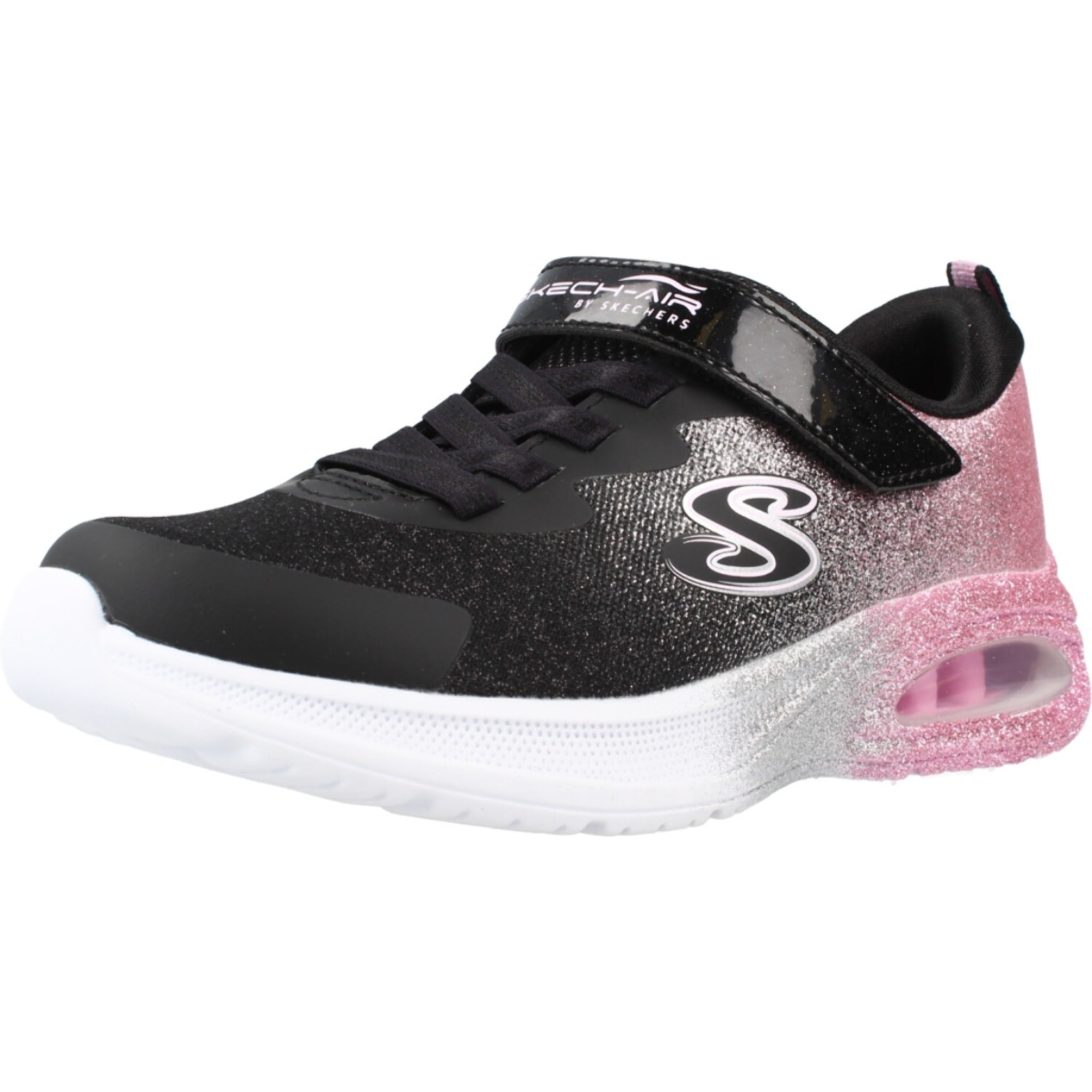 Zapatillas Niña Microspec Max Advance - Glitz Negro