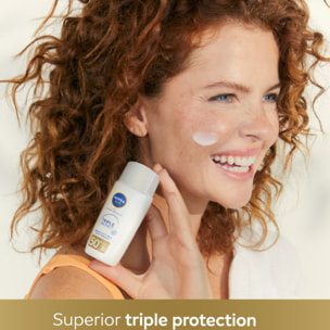 Pack de 2 - Protection Solaire Visage Fluide UV NIVEA SUN Triple Protect FPS 50+ 40ml