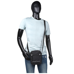 Bandolera Hombre Textil Jaslen Norwich Negro