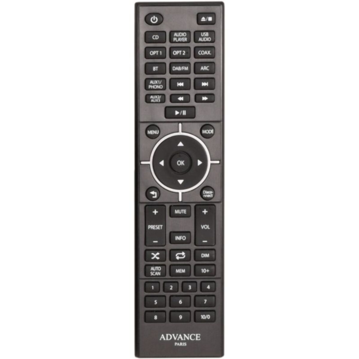 Amplificateur HiFi ADVANCE PARIS Mycast 7 DAB+ CD