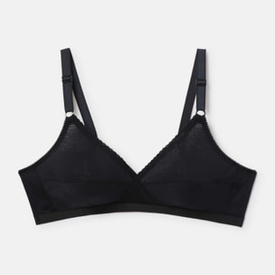 Sujetador sin aros cruzado mágico