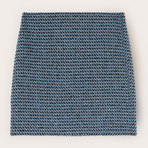 Motivi - Minifalda jacquard - Petrol Blue