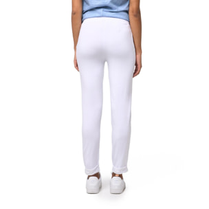 Pantaloni donna Leone 1947 Apparel in felpa con risvolti in pizzo