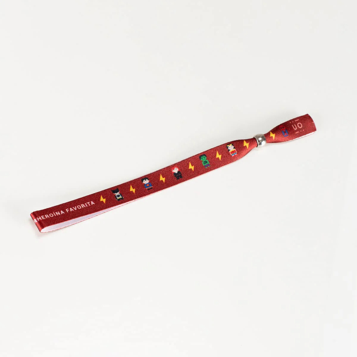 Pulsera de tela "Mamá, eres mi superheroína favorita"