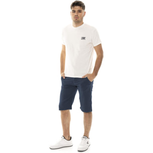 Bermudas chinas de hombre Leone Easy en sarga elástica