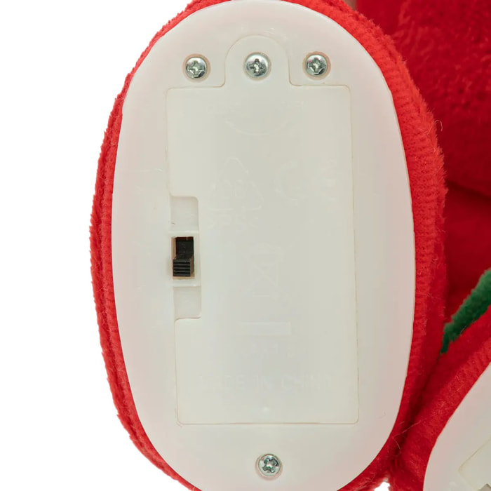Automate de Noël lutin à mouvement et musique H38cm à piles