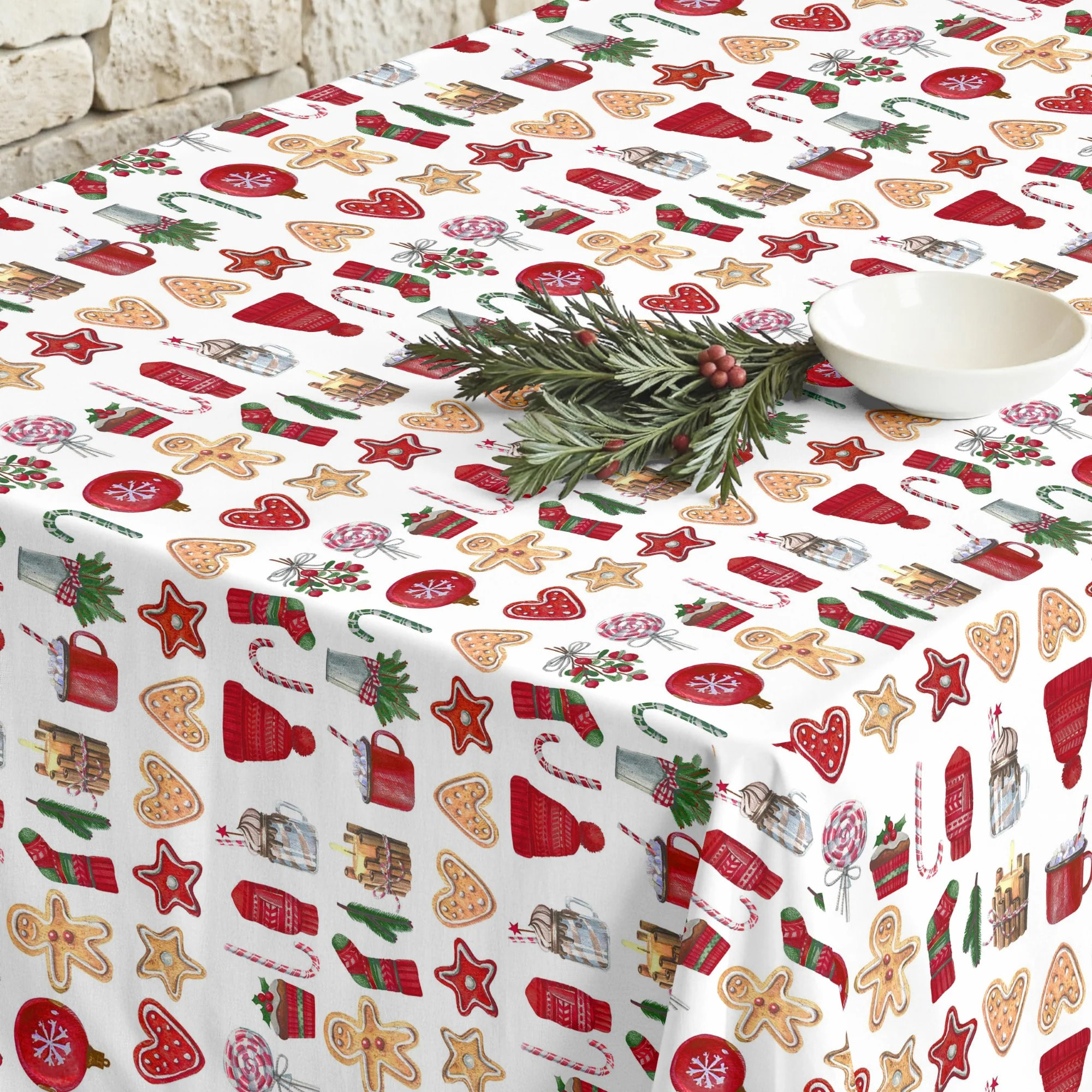 Nappe en résine Anti-tâches Merry Christmas 9