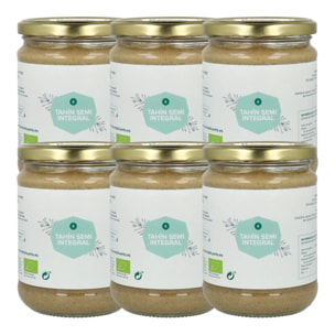 Pack 6x Tahín Semi Integral ECO Planeta Huerto 700 g