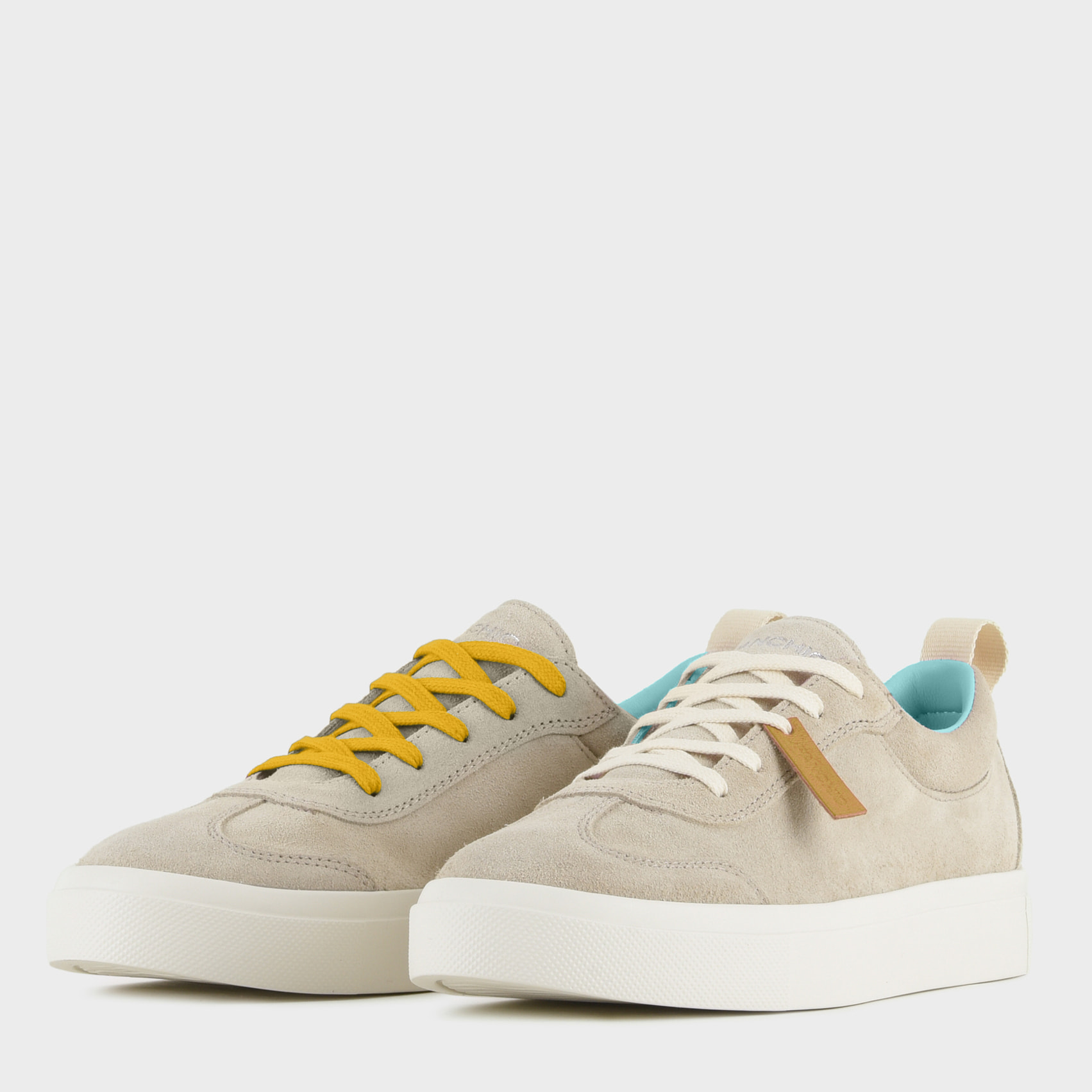 SNEAKER P08 UOMO IN SUEDE NEBBIA