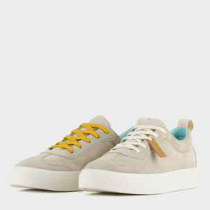 SNEAKER P08 UOMO IN SUEDE NEBBIA