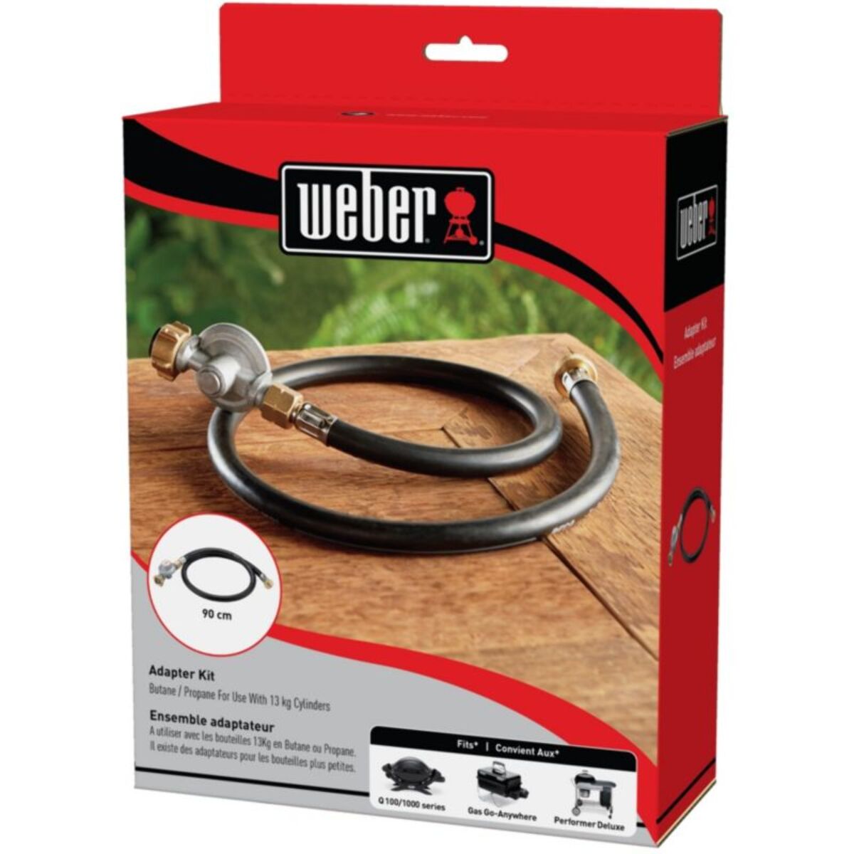 Tuyau gaz WEBER Kit 3 en 1 et détendeur