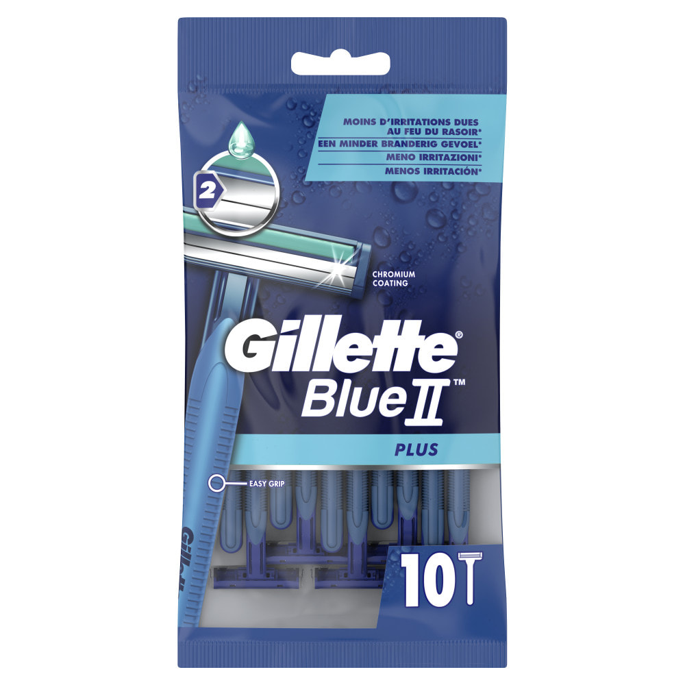 3x10 Rasoirs Jetables Gillette Blue II Plus