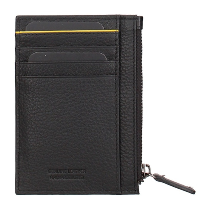 Portafoglio uomo in vera pelle - Modello Arx - Casual - 8.0 x 12.5 x 1.0 cm