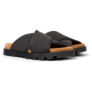 Sandalias - CAMPER Brutus - Negro - Textil técnico (poliéster reciclado)
