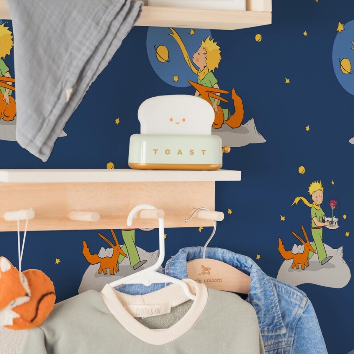 Carta da Parati Ufficiale Il Piccolo Principe Rosa Volpe Cura