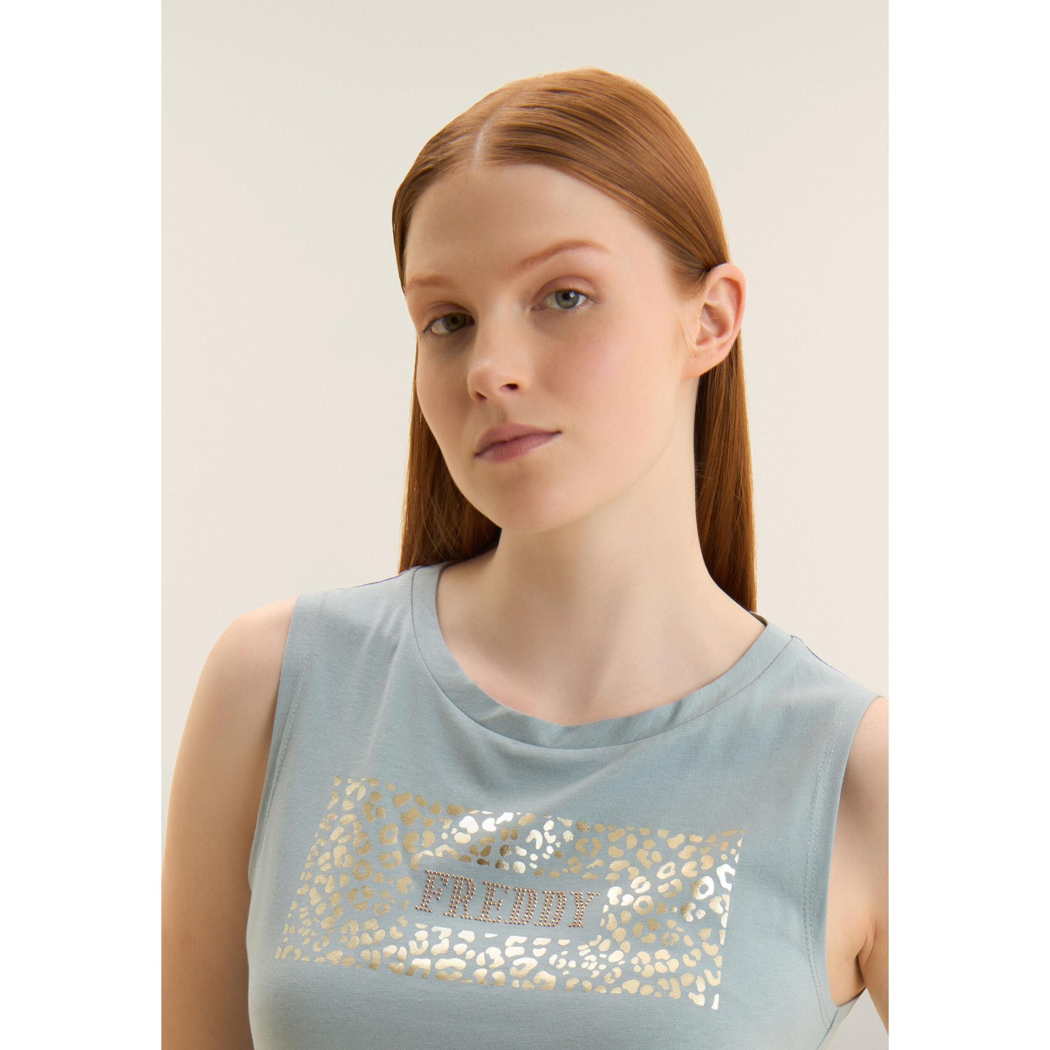 Canotta con Logo FREDDY e Grafica Animalier
