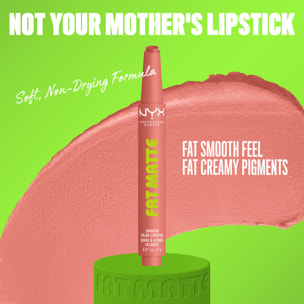 NYX Professional Makeup Fat Matte Rouge à Lèvres Mat Crémeux Cashemere Cute