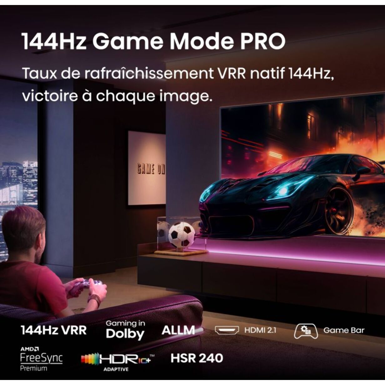 TV QLED HISENSE 55E79Q PRO-55 pouces (139cm)
