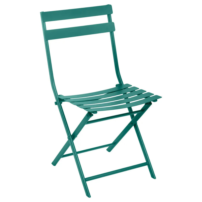 Chaise de jardin Greensboro pliable vert opale