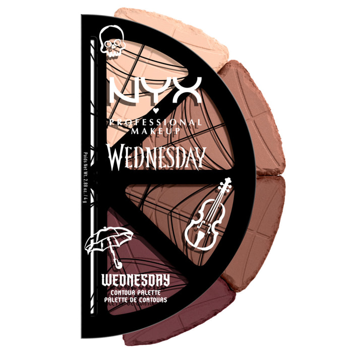 NYX Professional Makeup x Mercredi, Palette contour