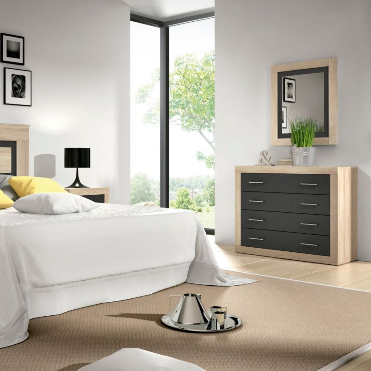 Cómoda Kira Cambria - Grafito