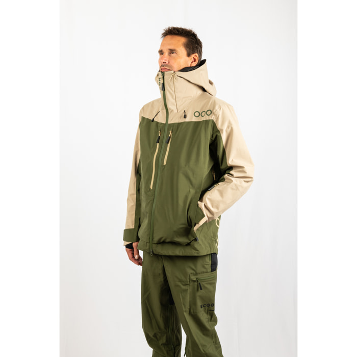 Chaqueta ECOExplorer Jacket Men marca ECOON - Caqui / Beige