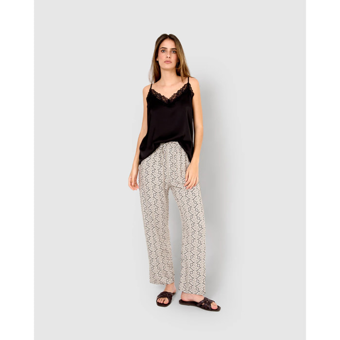 Pantalón viscosa monti negro