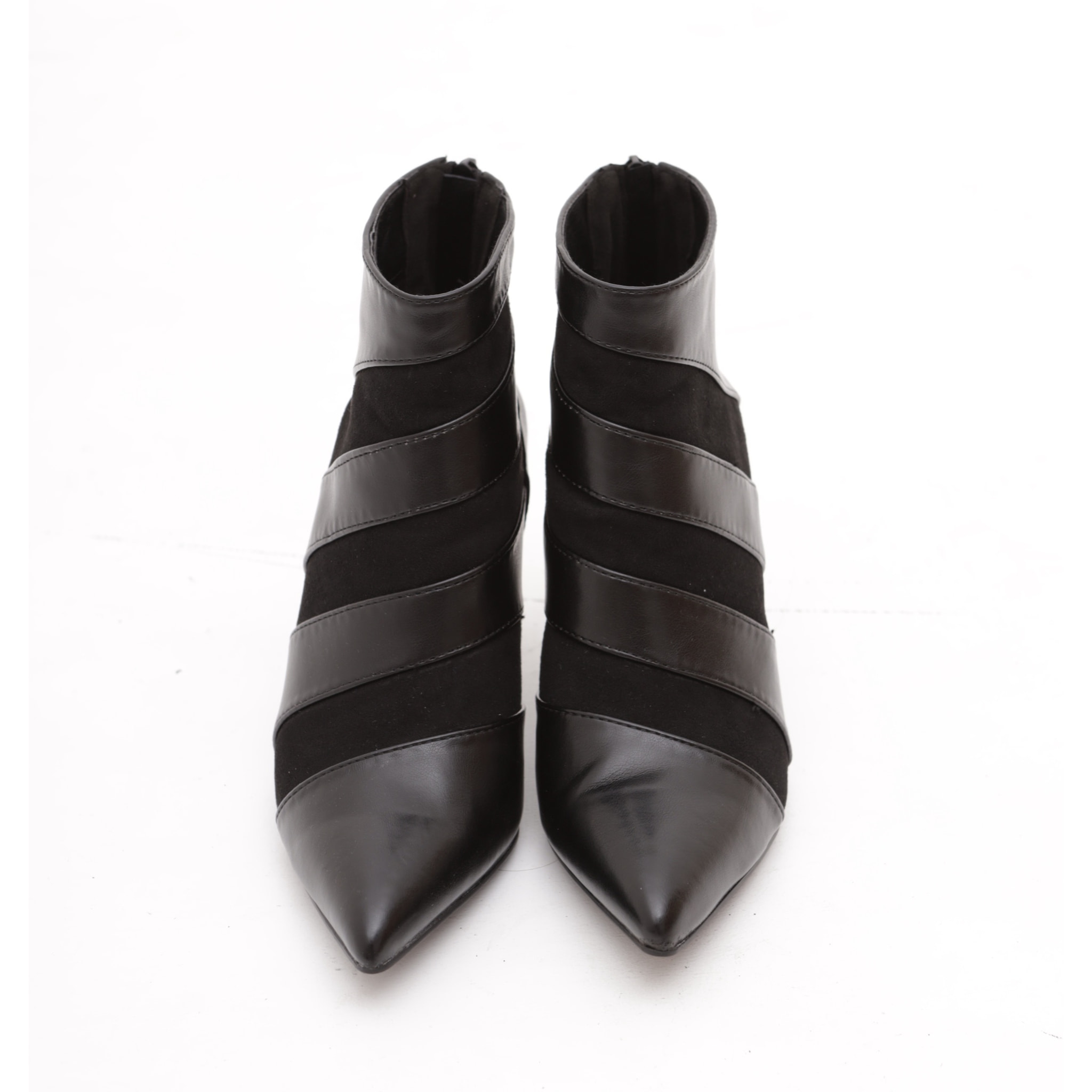 TRONCHETTO BASSO STRIPES NERO