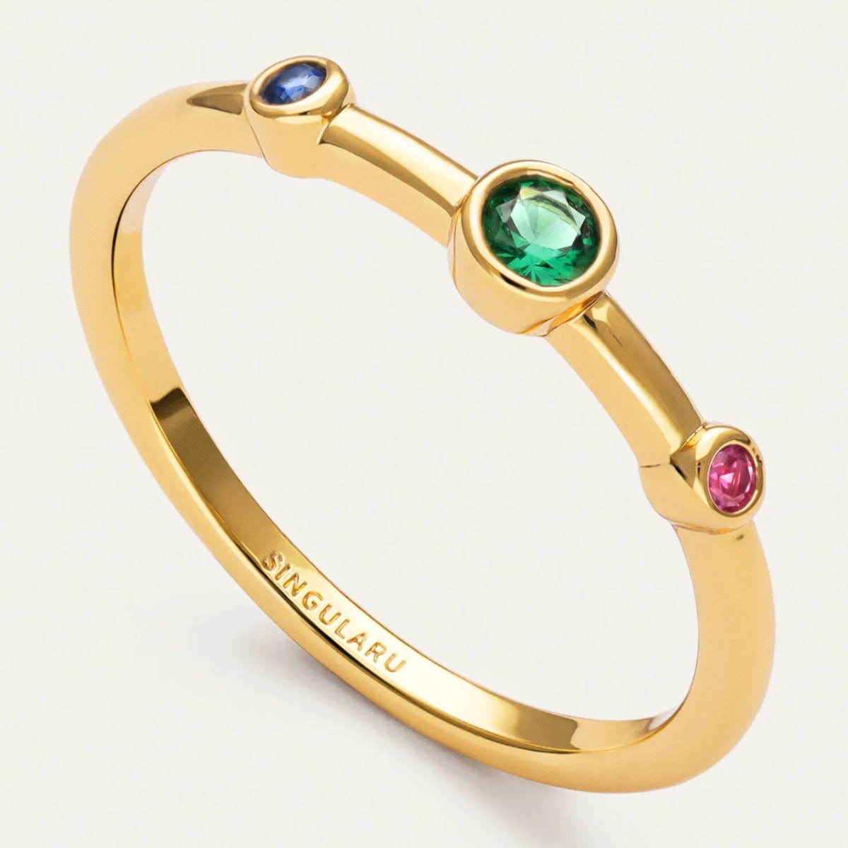 Anello Leonor Prado Placcato Oro