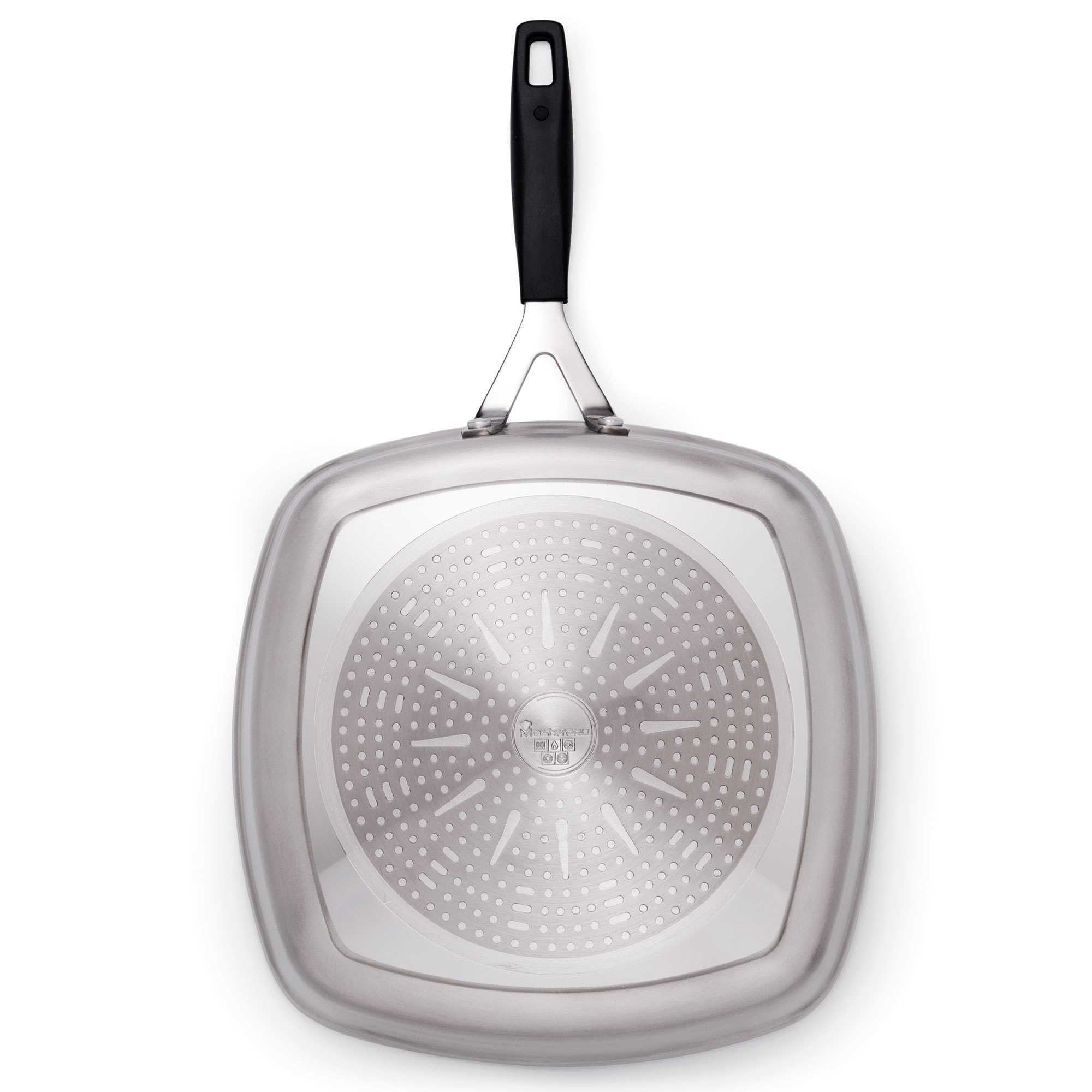 Sarten asador 28x28cm aluminio forjado inducción smart