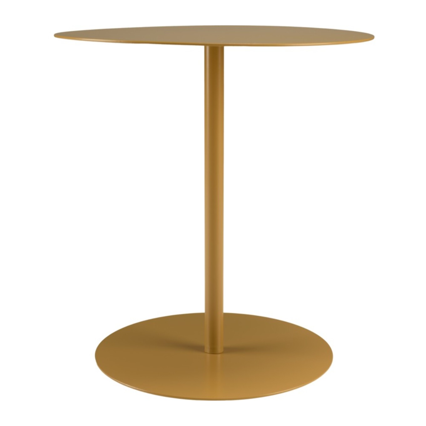AGATHE - Table d'appoint ronde en acier marron D40cm