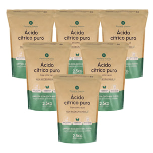 Pack 6xÁcido cítrico Planeta Huerto 2,5 Kg