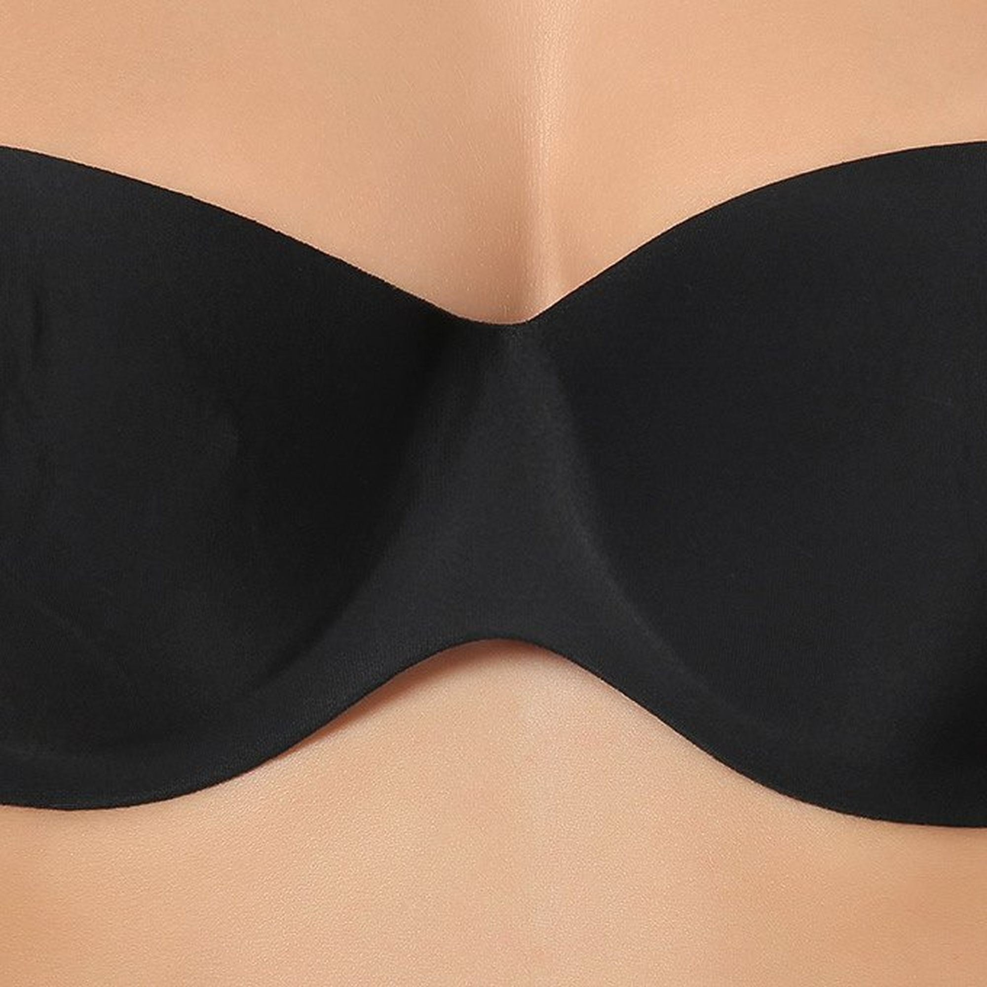 Invisible bra INTIMAX Strapples con autoadhesivo en color negro Intimax