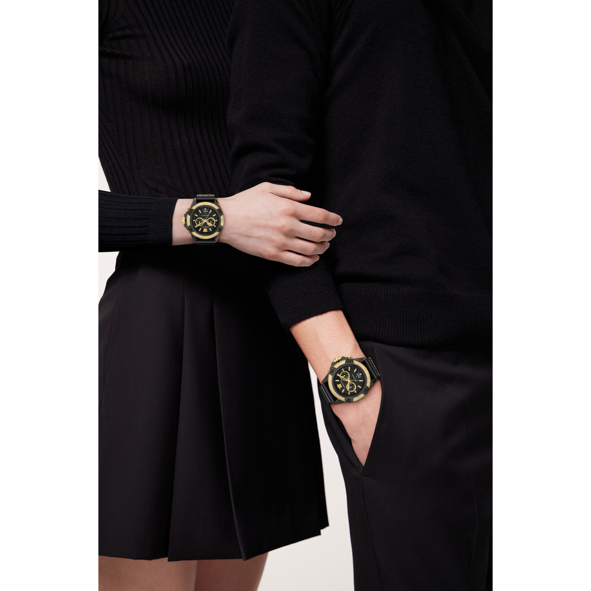Versace Reloj Cronógrafo De Cuarzo Icon Active