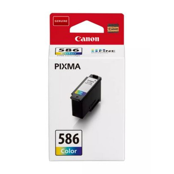 Cartouche d'encre CANON Originale CL-586 Couleur Standard - 4107C002