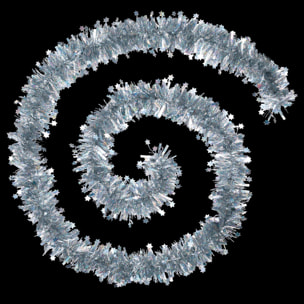 Guirlande touffue et étoilée - Argent