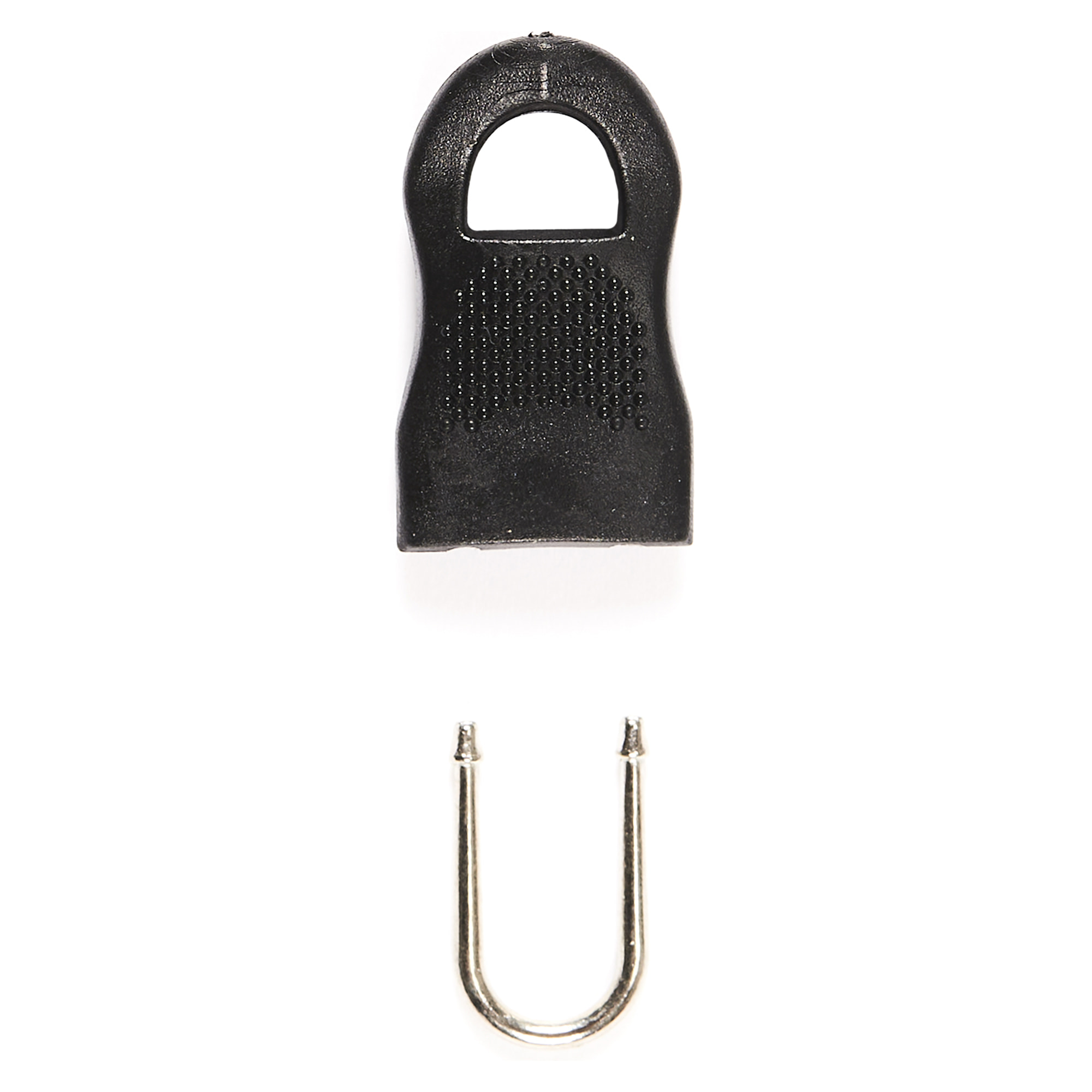 Lot de 4 Anneaux de Fermeture Zippée - JE CHERCHE UNE IDEE - Noir