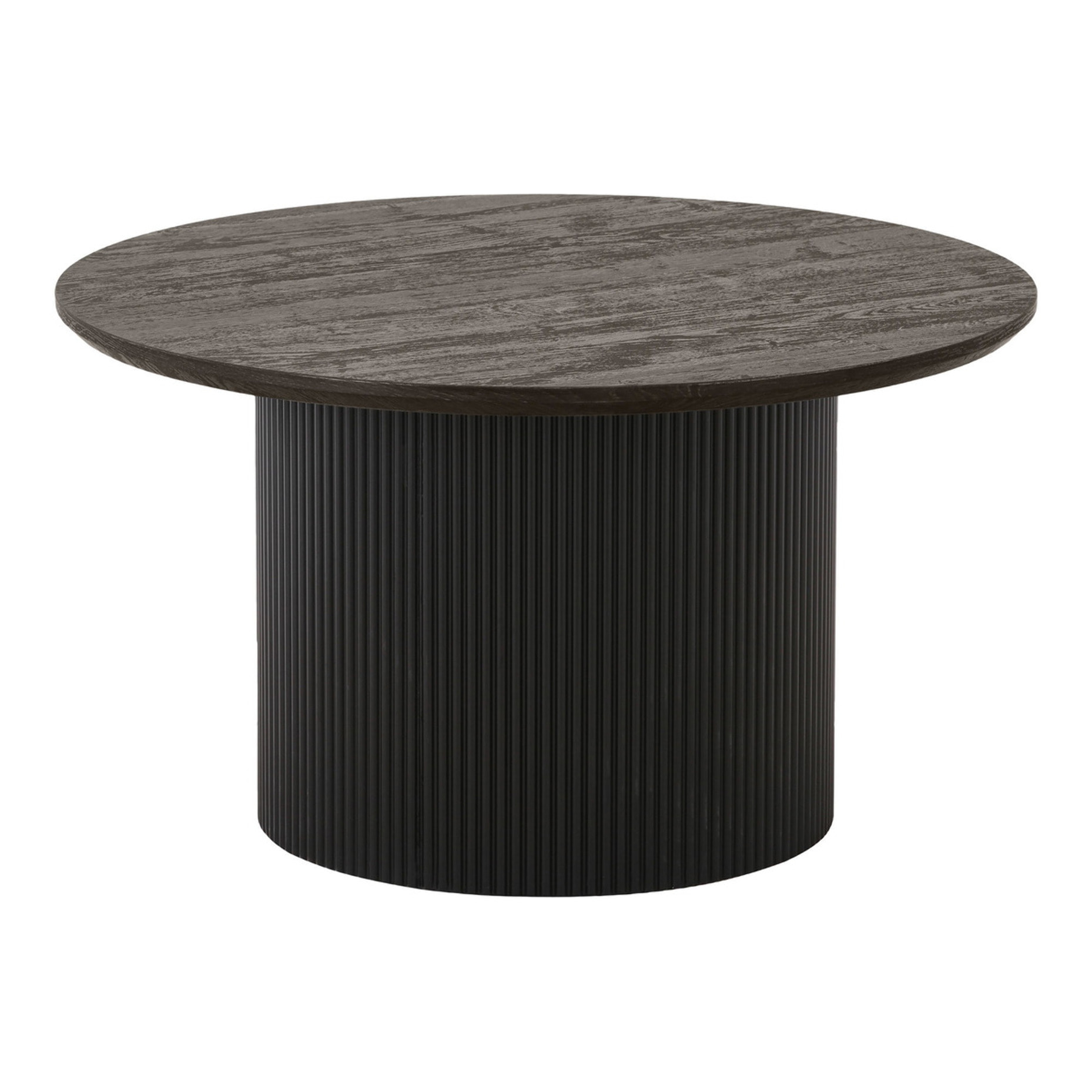 Tavolino da caffè Boavista rotondo marrone scuro ø80x45 cm