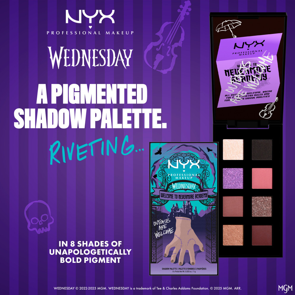 THE NEVERMORE ACADEMY PALETTE