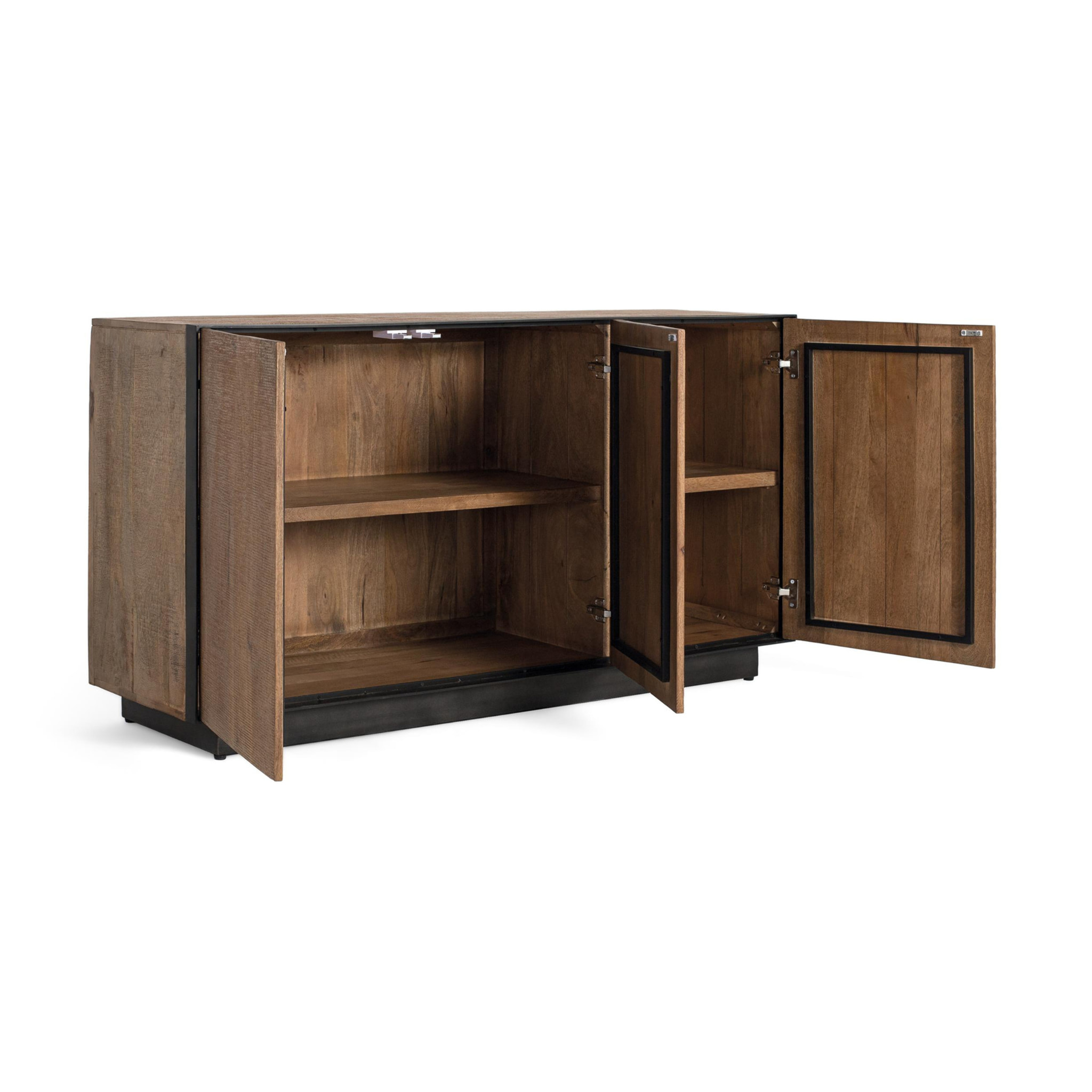 Aparador de Madera de Mango Estilo Industrial Moderno