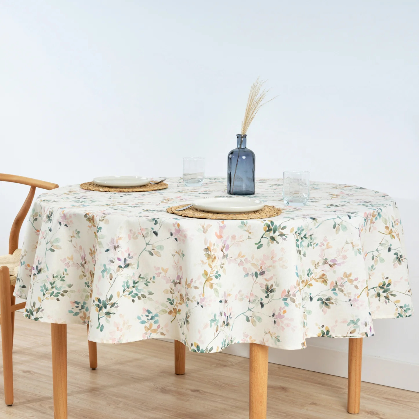 Nappe ronde en résine anti-taches 0120-247